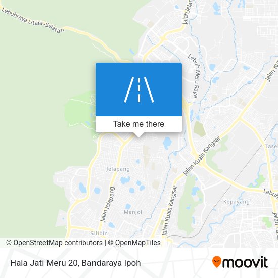 Hala Jati Meru 20 map