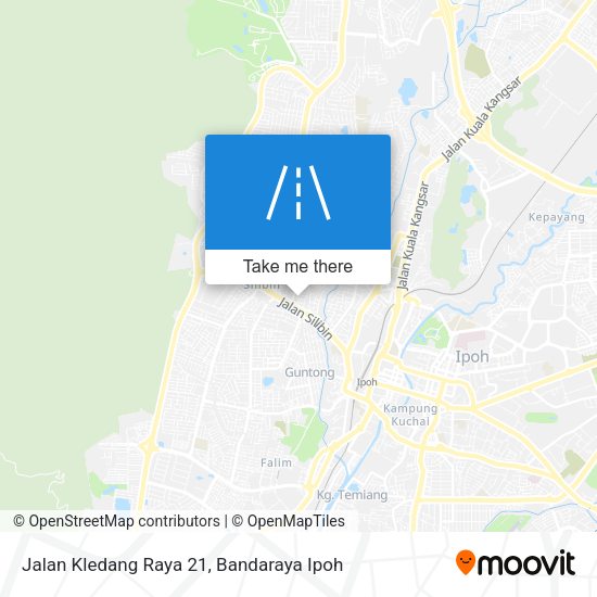 Jalan Kledang Raya 21 map