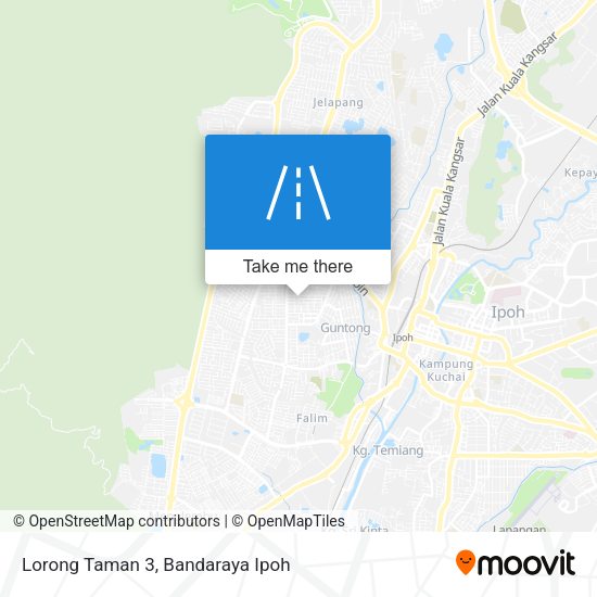 Peta Lorong Taman 3