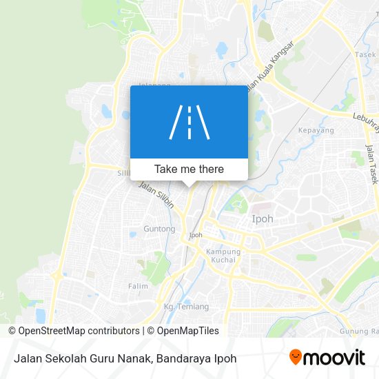 Jalan Sekolah Guru Nanak map