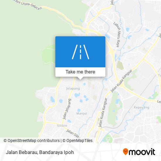 Jalan Bebarau map