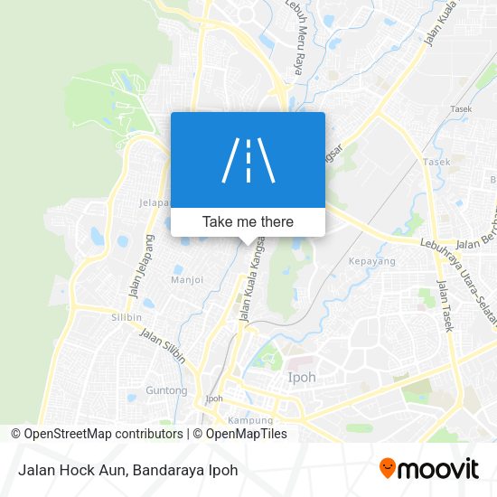 Jalan Hock Aun map