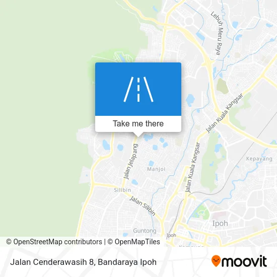 Jalan Cenderawasih 8 map