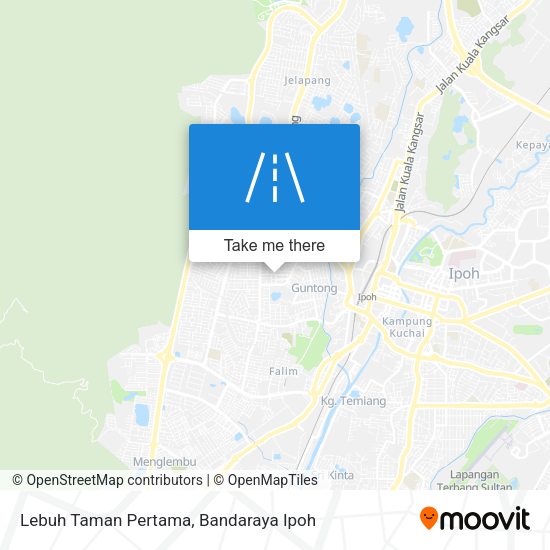 Lebuh Taman Pertama map