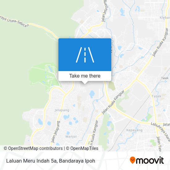 Laluan Meru Indah 5a map