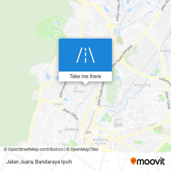 Jalan Juara map