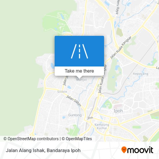 Jalan Alang Ishak map