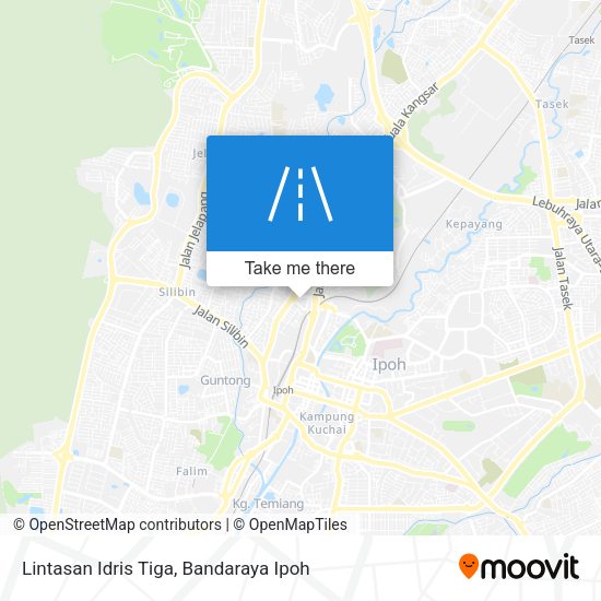 Lintasan Idris Tiga map