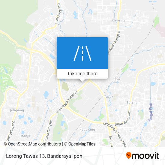 Lorong Tawas 13 map
