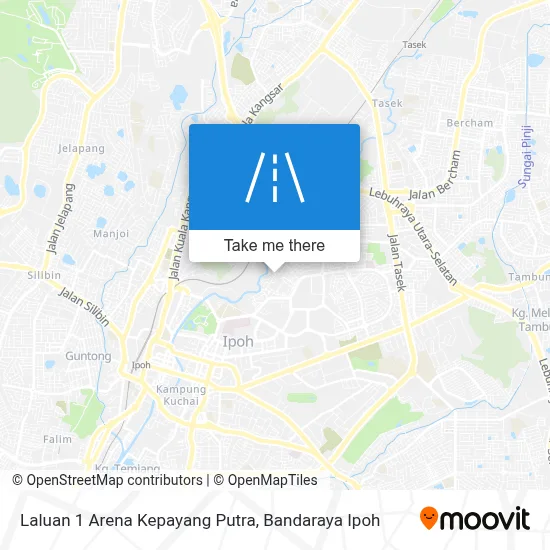 Laluan 1 Arena Kepayang Putra map