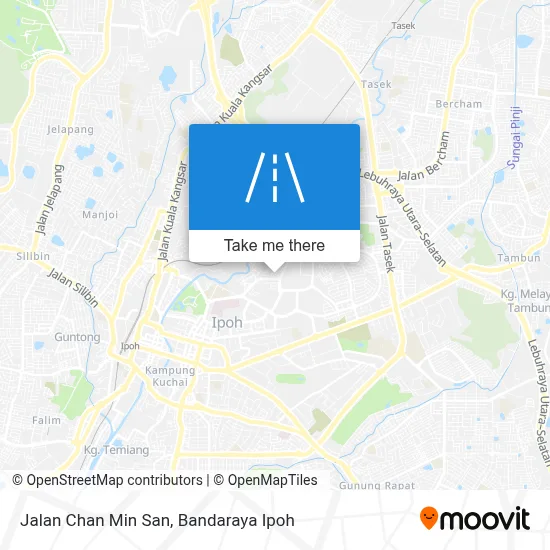 Jalan Chan Min San map