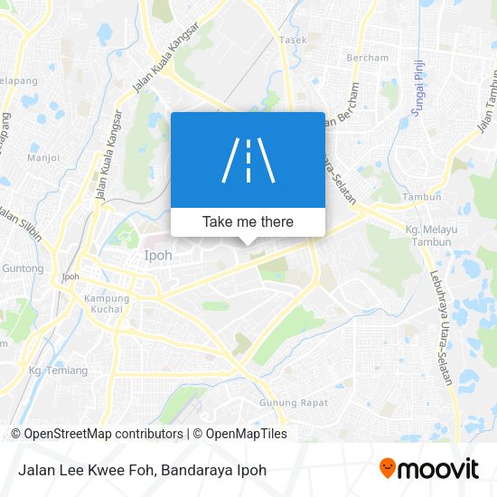 Peta Jalan Lee Kwee Foh