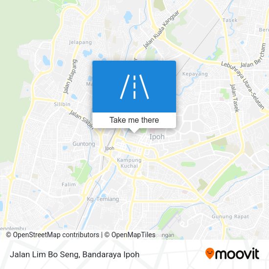 Peta Jalan Lim Bo Seng