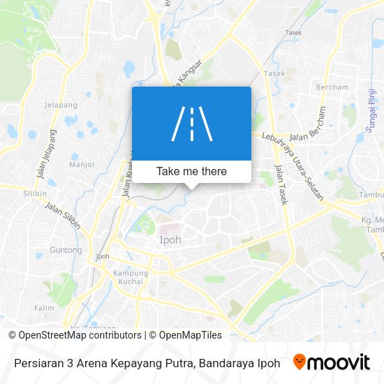 Peta Persiaran 3 Arena Kepayang Putra