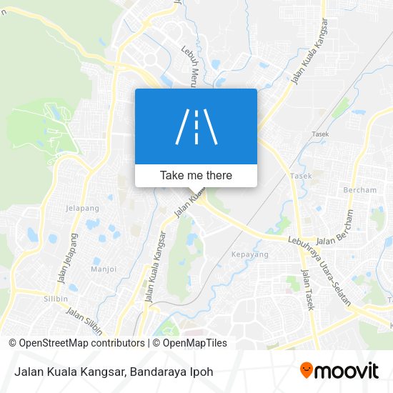 Peta Jalan Kuala Kangsar