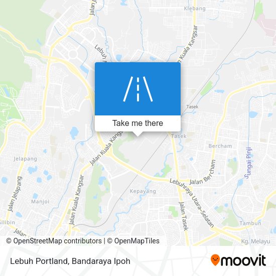Lebuh Portland map