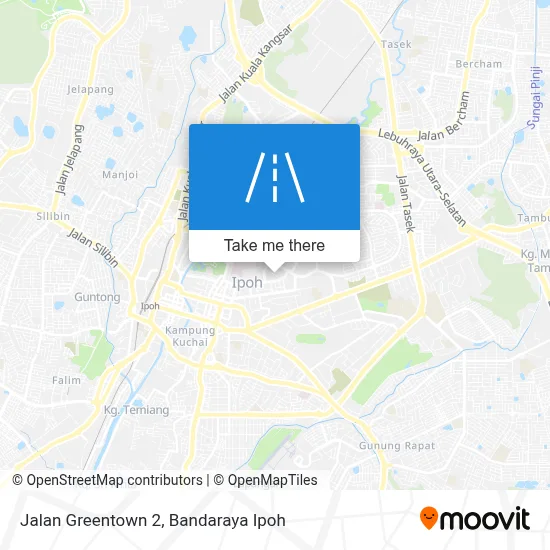 Jalan Greentown 2 map