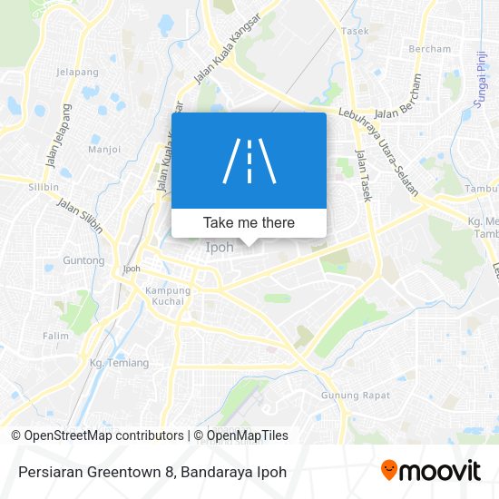Peta Persiaran Greentown 8