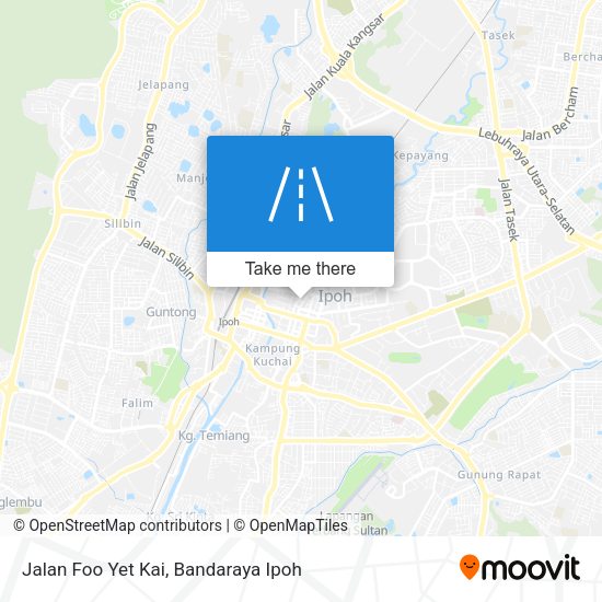 Jalan Foo Yet Kai map