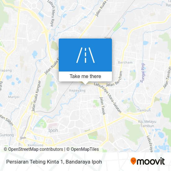 Persiaran Tebing Kinta 1 map