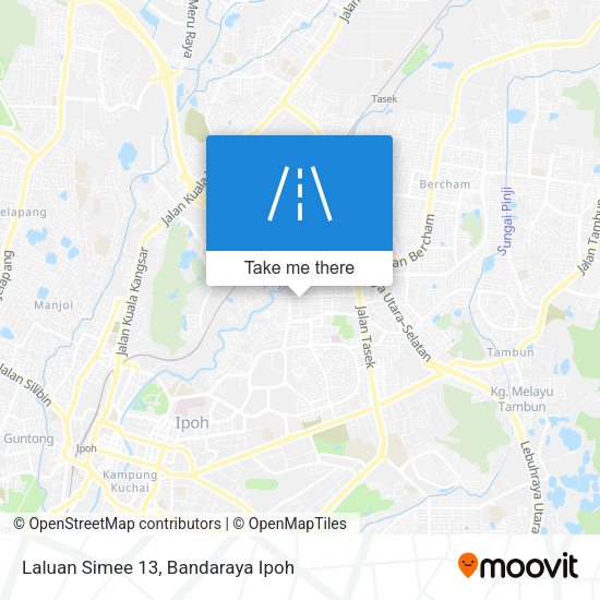 Laluan Simee 13 map