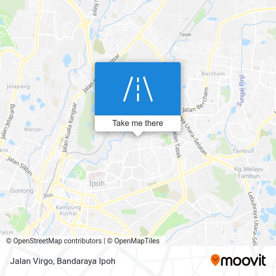 Jalan Virgo map