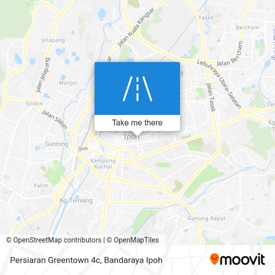 Persiaran Greentown 4c map