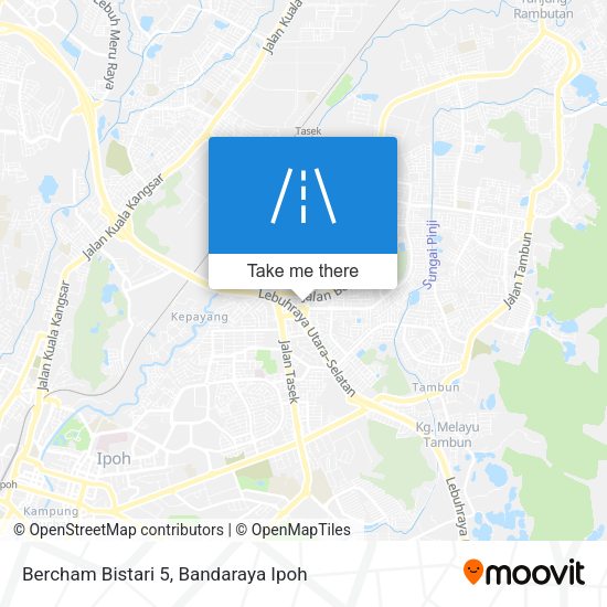 Bercham Bistari 5 map
