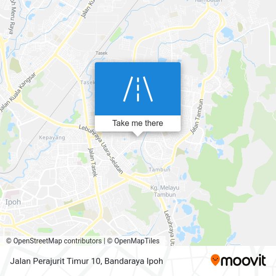 Peta Jalan Perajurit Timur 10