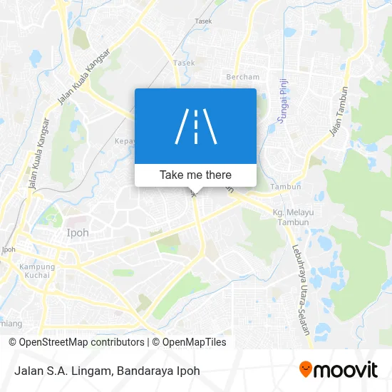 Jalan S.A. Lingam map
