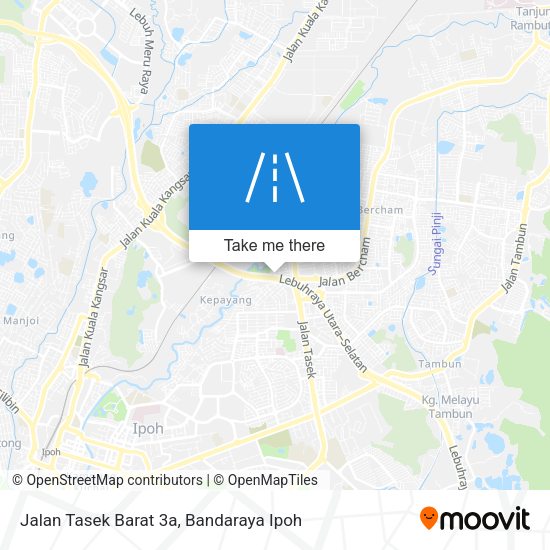Peta Jalan Tasek Barat 3a