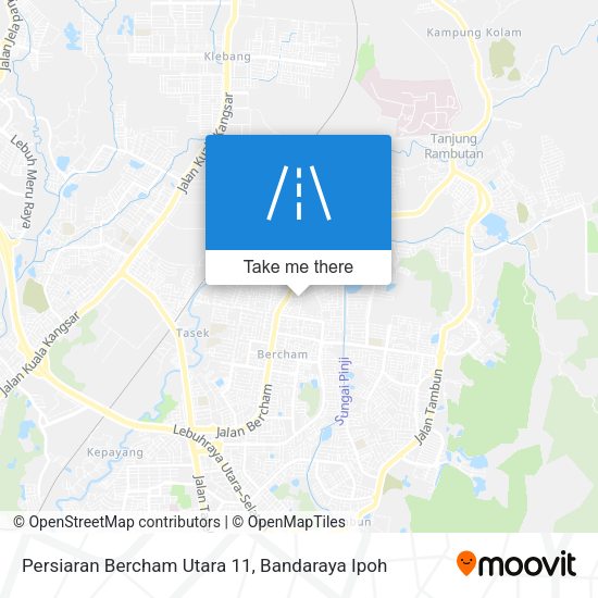 Persiaran Bercham Utara 11 map