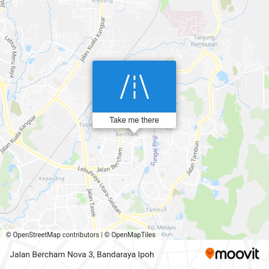 Jalan Bercham Nova 3 map