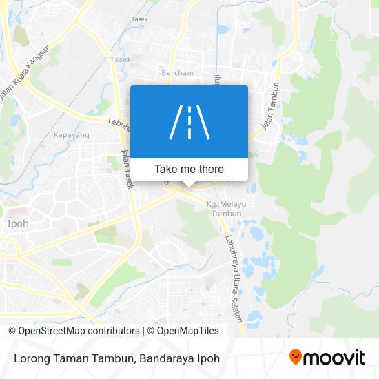 Lorong Taman Tambun map