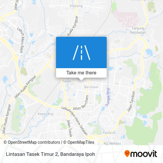 Lintasan Tasek Timur 2 map