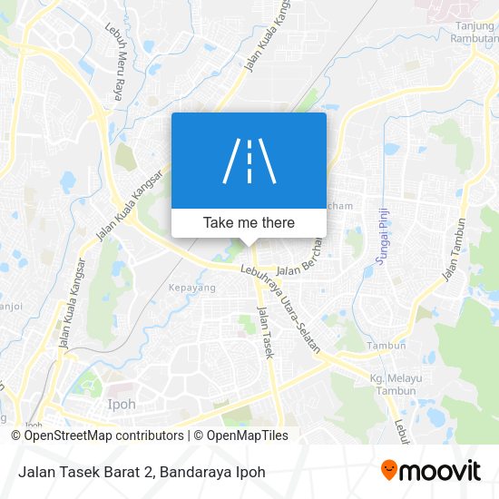 Jalan Tasek Barat 2 map