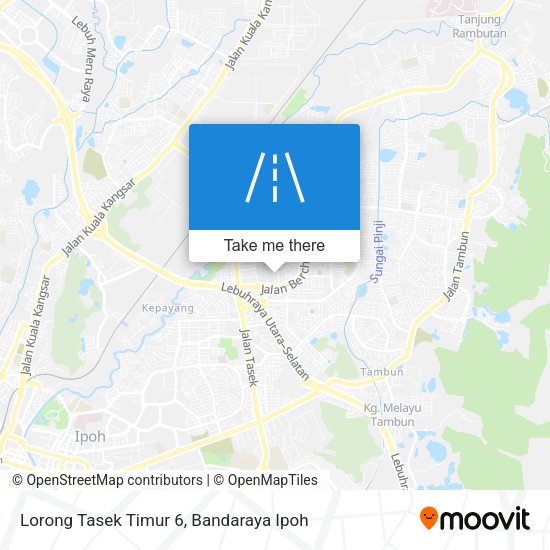 Lorong Tasek Timur 6 map