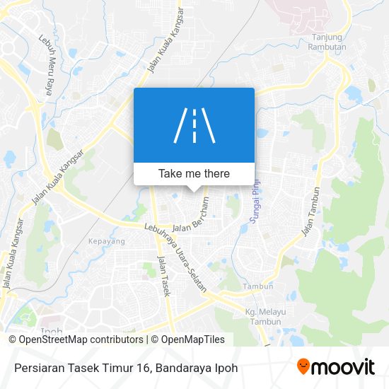 Peta Persiaran Tasek Timur 16
