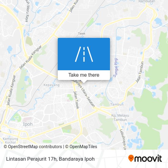 Lintasan Perajurit 17h map