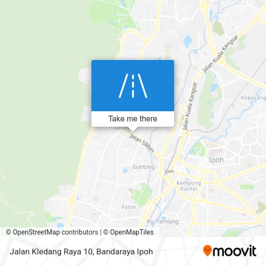 Jalan Kledang Raya 10 map