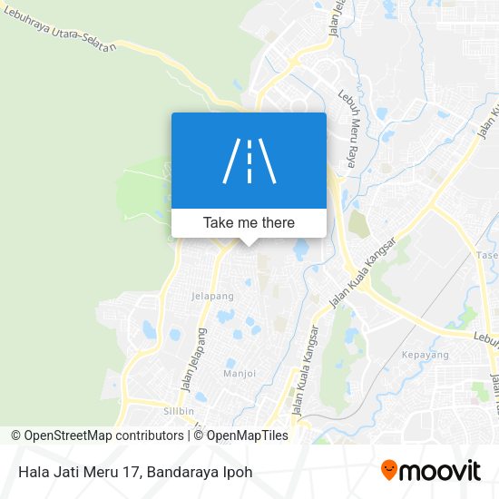 Hala Jati Meru 17 map