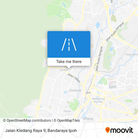 Jalan Kledang Raya 9 map