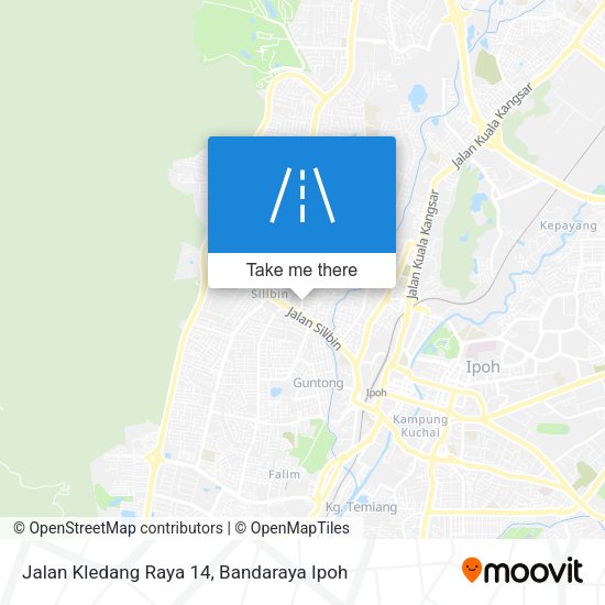Jalan Kledang Raya 14 map