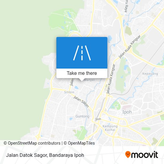 Jalan Datok Sagor map