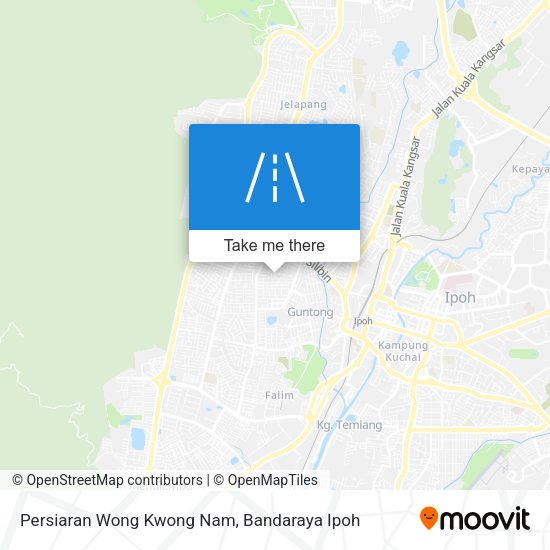 Peta Persiaran Wong Kwong Nam