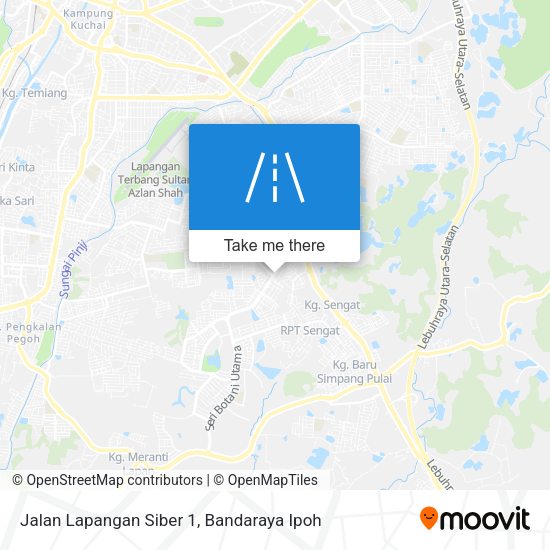 Jalan Lapangan Siber 1 map