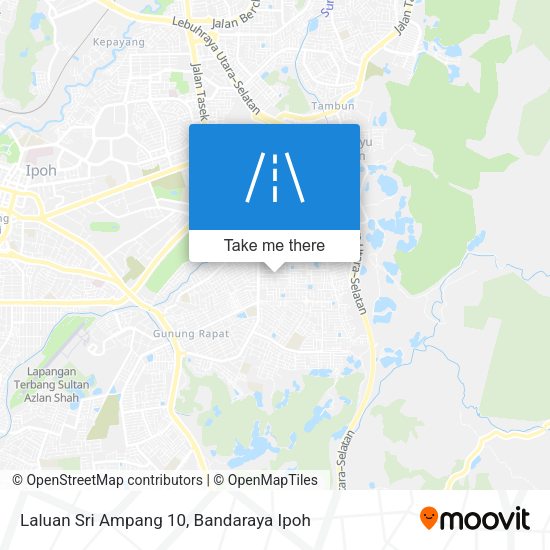 Laluan Sri Ampang 10 map