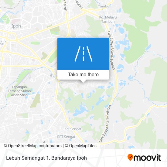 Lebuh Semangat 1 map