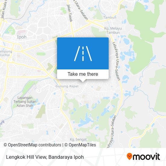 Peta Lengkok Hill View