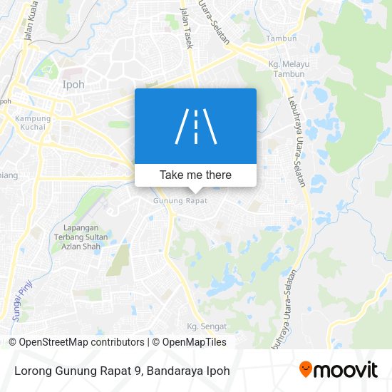Lorong Gunung Rapat 9 map